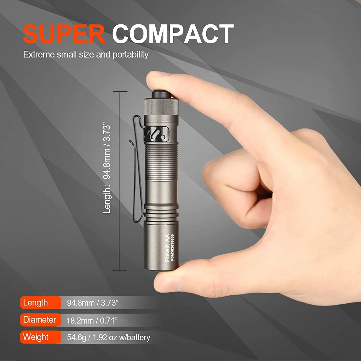USB-C Rechargeable Flashlight