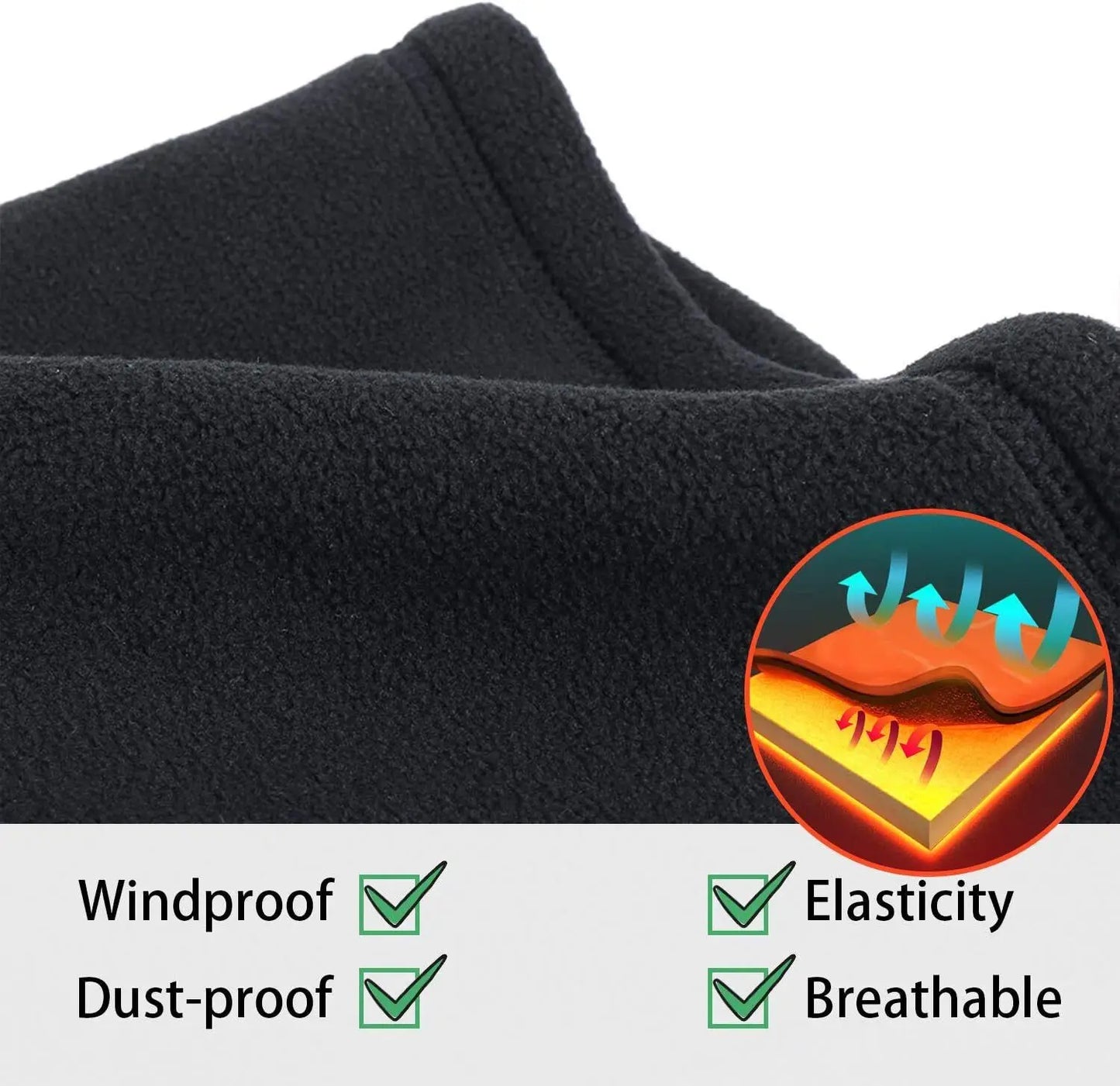 Winter Fleece Neck Scarf