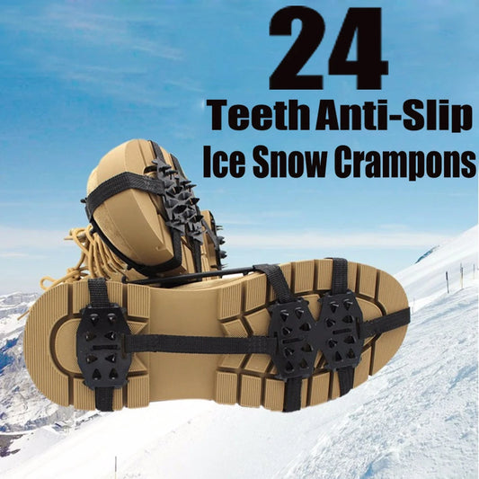24 Teeth Non-Slip Shoe Spikes