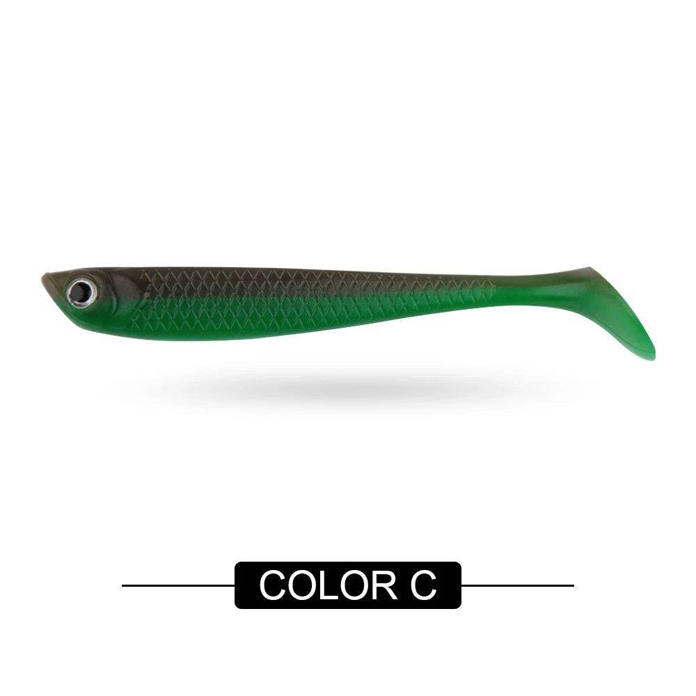 Plastic Bass Fishing Lure